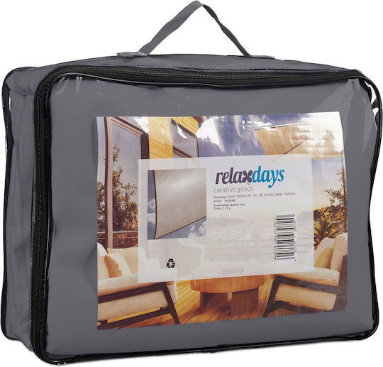 Square Cover Tarp Dimensions 2x2m Uv Protection 30+ Gray Relaxdays