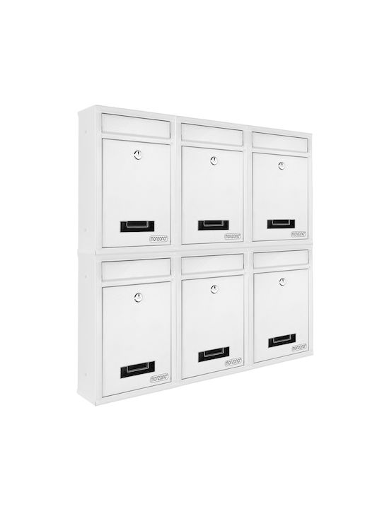 Deuba Cutie Poștală pentru Exterior Inox în Culoarea Gri 32x22x9cm