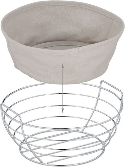 Relaxdays Bread Box Inox Gray 11x23cm