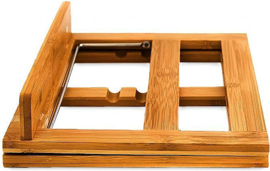 Adjustable Book Stand 3 Angles Bamboo 22 X 33 X 22.5 Cm