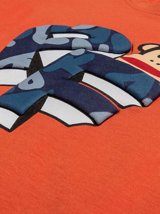 Kids' Set with Shorts Summer 2pcs Orange
