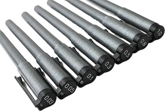 Copic Markere 0.03mm Negru 7buc