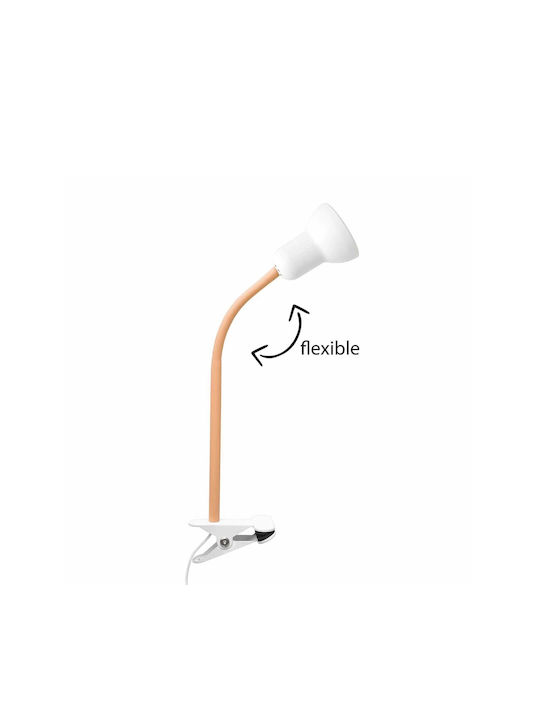 GloboStar Tavolo Office Lamp for Socket E27 in Orange Color