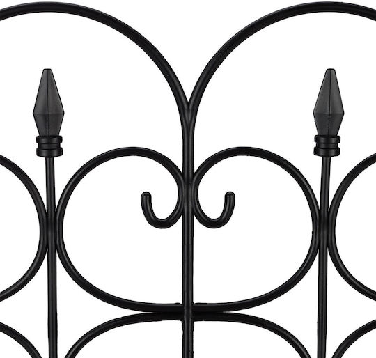 Graniță flexibilă pentru grădină, țăruși de plastic ideali pentru delimitarea aleilor și peluzelor, 135 x 66 cm