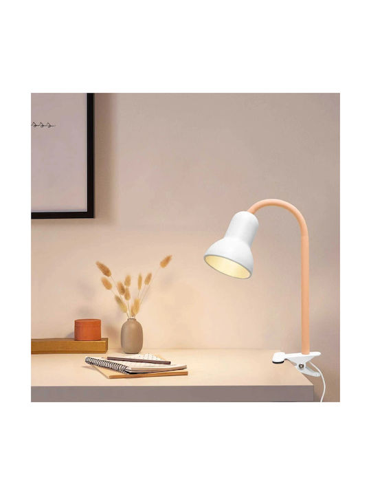 GloboStar Tavolo Office Lamp for Socket E27 in Orange Color
