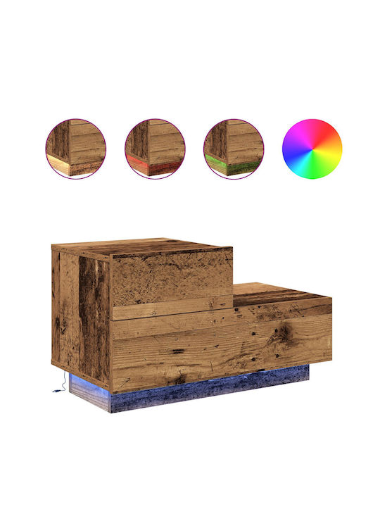 Nachttisch Old wood 70x36x40.5cm