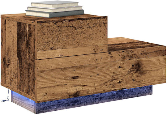 Κομοδίνο από Μασίφ Ξύλο Παλιό ξύλο 70x36x40.5cm