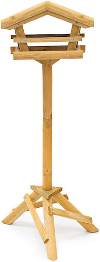 Дървена стойка за къщичка за птици 100 x 37 x 43 см