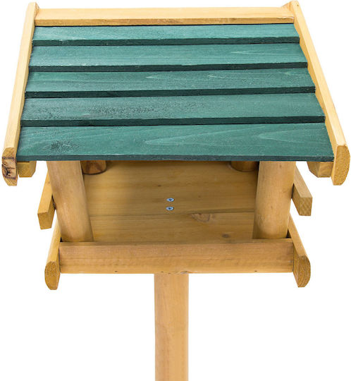Дървена стойка за къщичка за птици 100 x 37 x 43 см