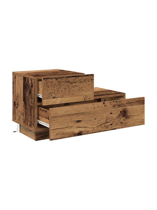 Nachttisch Old wood 70x36x40.5cm