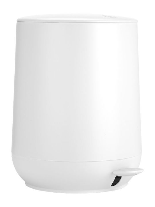 Estia Fjord Plastic Toilet Brush and Basket Set Soft Close 5lt White