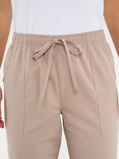 Alan Beige Polyester Sorona Agile Hose Giblor's