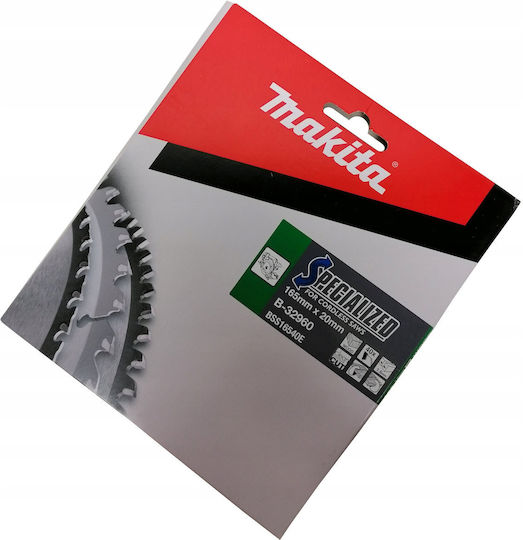Makita Cutting Disc Wood Hole Diameter 165mm 1pcs