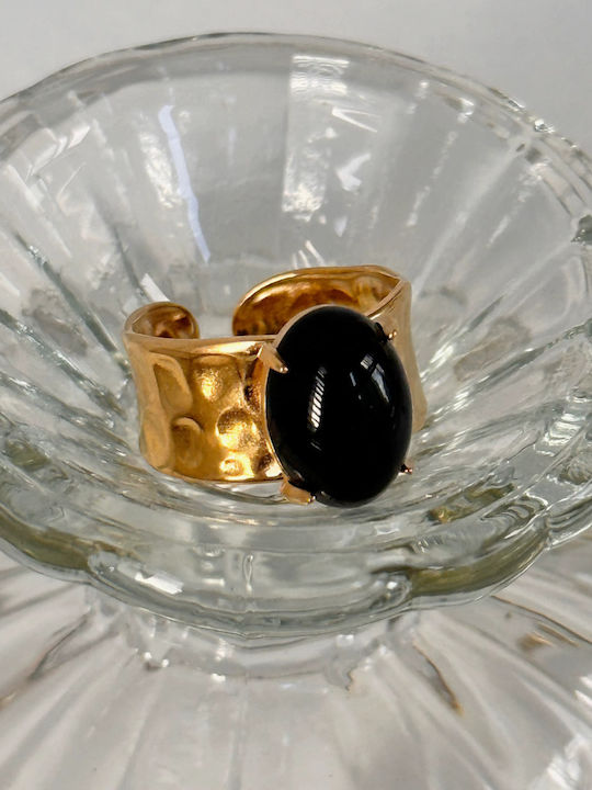 Enotia Damen Stahl Vergoldeter Ring Enotia Damen Stahl Vergoldeter Ring