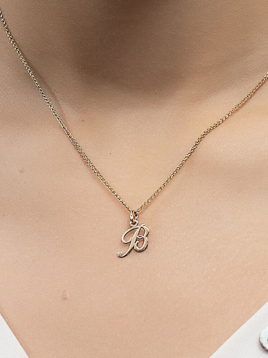 Eforo Monogram Charm in 9K Gold
