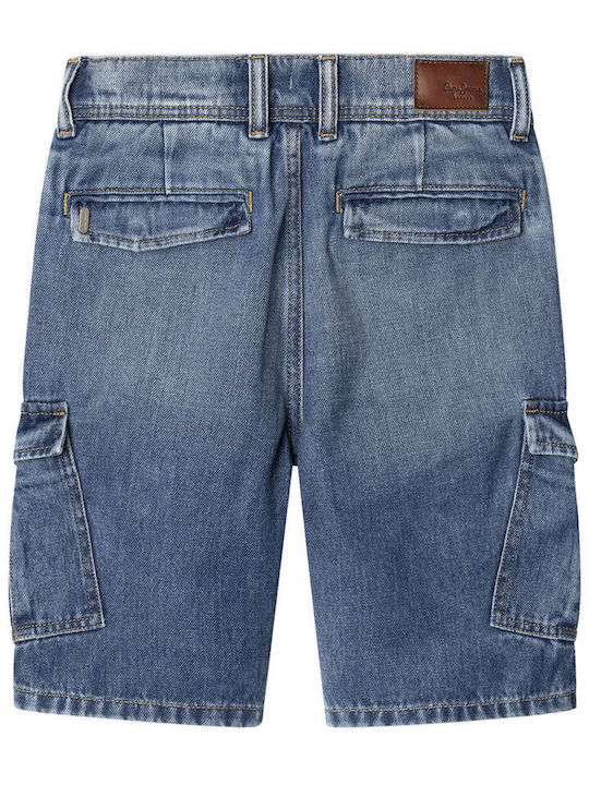 Șort/Salopetă Copii din Material Textil Denim