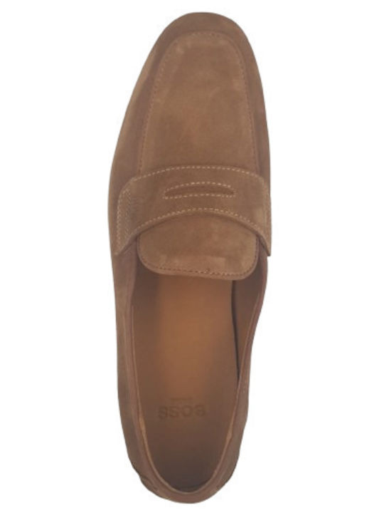 Wildleder Herren Mokassins in Beige Farbe