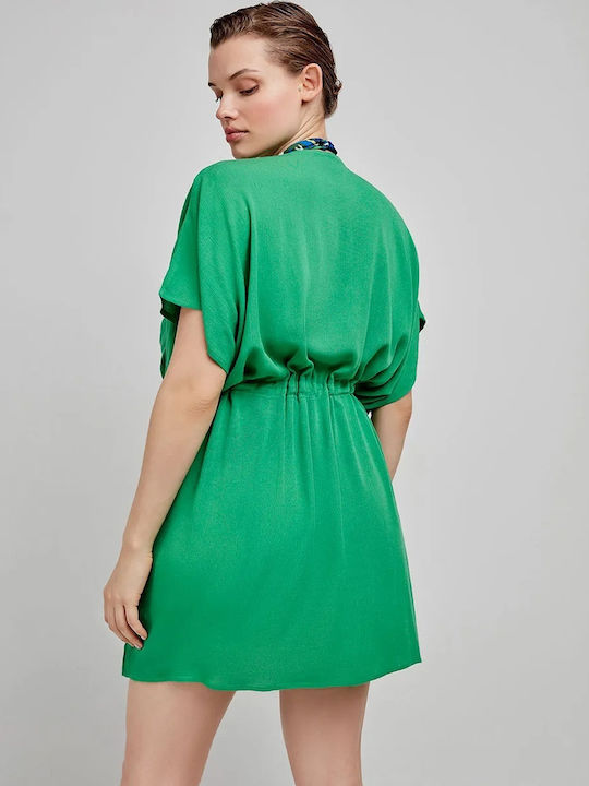 Gisela Women's Mini Caftan Beachwear Green