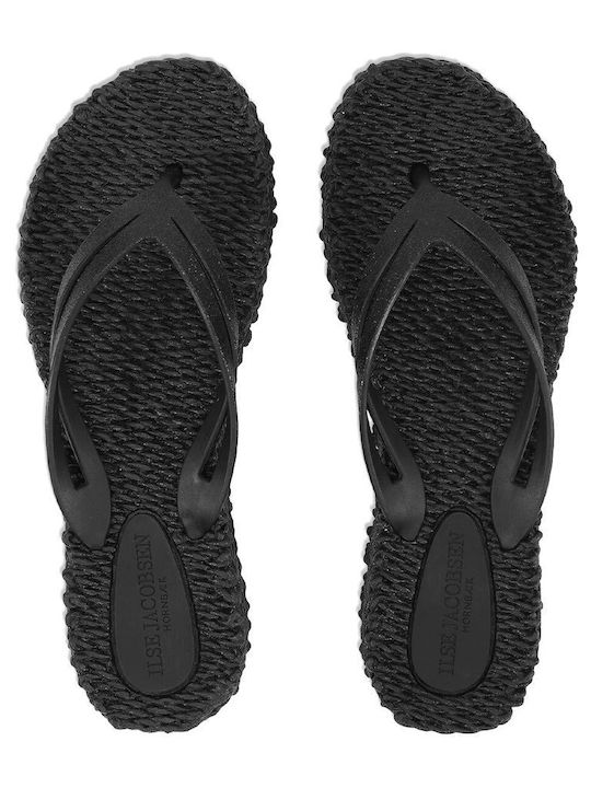 Frauen Flip Flops mit Plattform in Schwarz Farbe