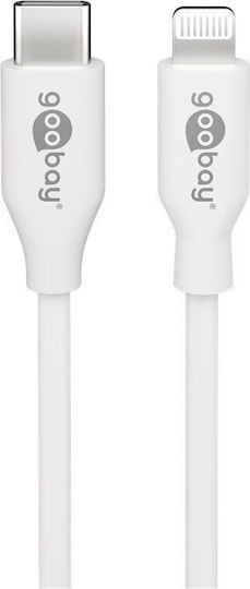 Goobay Редовна USB-C към Lightning кабел Бял 0.5м (39444)