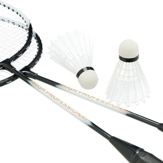 Relaxdays Σετ Badminton 2 Ρακέτες και 10 Shuttlecocks