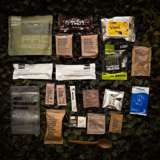 Pro Ration Ultimate Tactical Ration Half-day Menu 1 Έτοιμο Γεύμα με Κρέας / Ρύζι 1931kcal 758gr - 15 Έτη