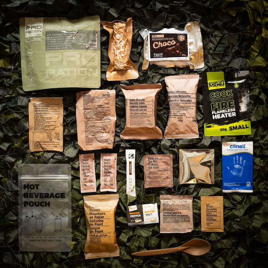 Pro Ration Ultimate Tactical Ration Half-day Menu Vege Στρατιωτικά MRE 2097kcal 803gr - 15 Έτη