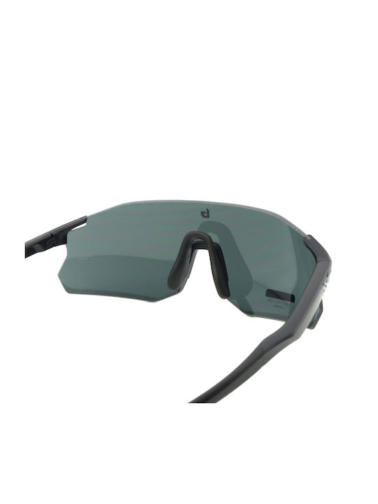 Bolle Icarus Unisex Ochelari de soare cu Negru Cadru și Negru Lentilă BS016001