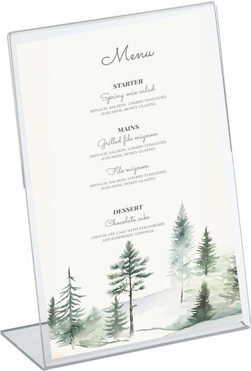Set 10 Transparent Frames A5 Size Menus Various Acrylic 22 X 15 X 7 Cm Set 10 Transparent Frames A5 Size Menus Various Acrylic 22 X 15 X 7 Cm