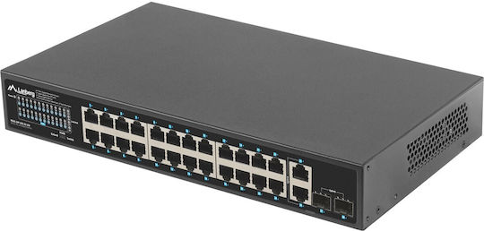 Tenda TEG2228P-24-410W v1 Managed L2 PoE Switch με 24 Θύρες Gigabit (1Gbps) Ethernet και 2 SFP Θύρες
