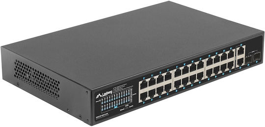 Tenda TEG2228P-24-410W v1 Managed L2 PoE Switch με 24 Θύρες Gigabit (1Gbps) Ethernet και 2 SFP Θύρες