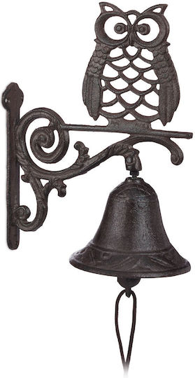 Decorative Owl Doorbell Made Cast Iron Rustic Look 26.5x19x11 Cm Decorative Owl Doorbell Made Cast Iron Rustic Look 26.5x19x11 Cm