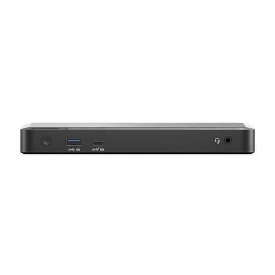 Alogic DX2 USB-C Докинг станция с DisplayPort 4K PD Етърнет и свързване 2 монитора Сив