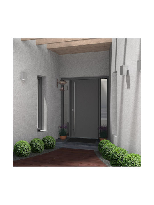 Clopoțel de Bun Venit Decorativ din Fontă Farmec Antic cu Sfoară 20 X 25 X 3 Cm