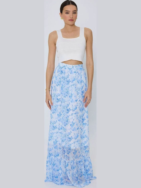 Maxi Φούστα Γαλάζιο