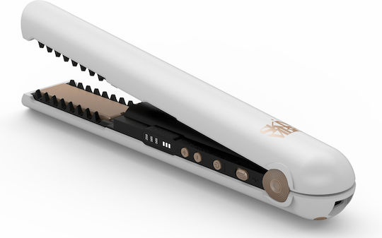 Skinvibe Luna Мини Безжична Преса За Коса С Пара С Йонна Технология С Керамични Плочи