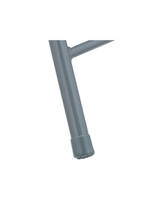 Outdoor Rattan Bar Stool Grey 2 Pieces 45x34x80cm