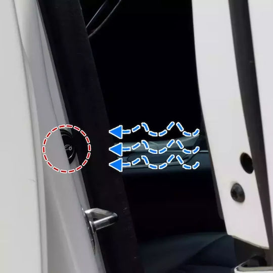 Anti-Vibration Silicone Stickers for Car Doors, Hood & Trunk Set of 10 Pcs Tc-240