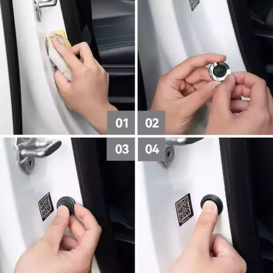 Silicone Anti-Vibration Stickers for Car Doors, Hood & Trunk Set of 20 Pcs Tc-241