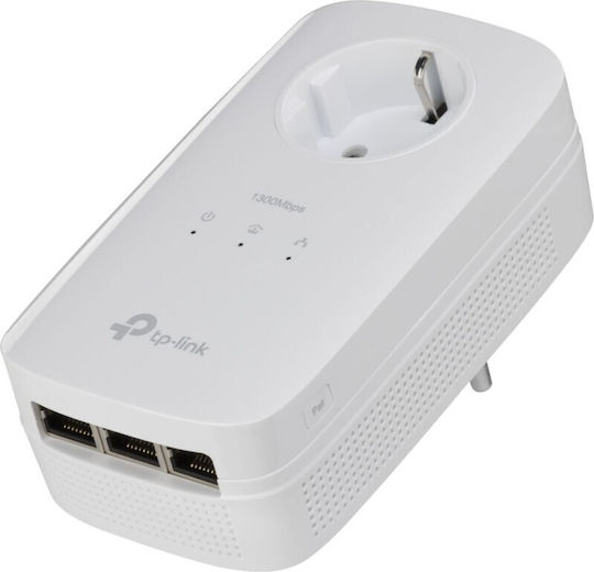 TP-LINK TL-PA8033P KIT v4 Powerline Double Wired with Passthrough Socket and Ethernet Port