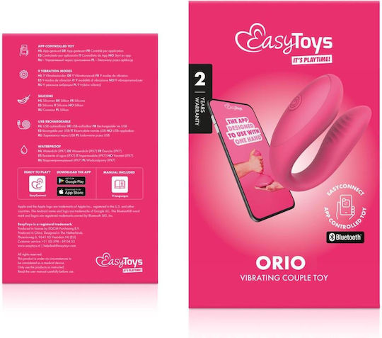 Orion Vibrator für Paare mit Fernbedienung Rosa