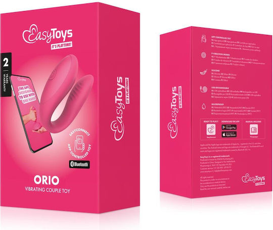 Orion Vibrator für Paare mit Fernbedienung Rosa