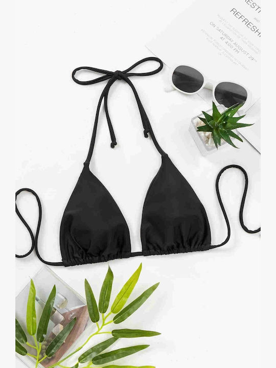 Triangle Bikini Top Black