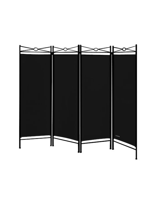 Paravan de Cameră Negru 180 X 163 Cm