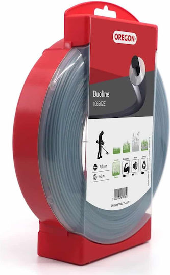 Oregon 106502 Linie pentru tăierea ierbii De lungime 60m și de grosime 3mm