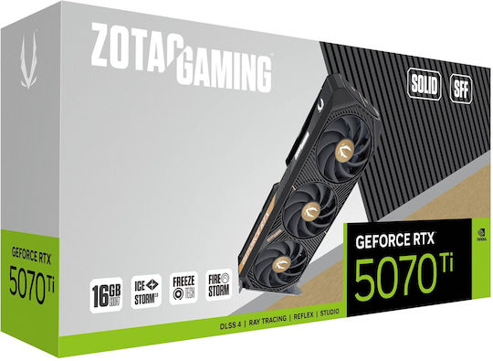 Zotac GeForce RTX 5070 Ti 16GB GDDR7 Solid SFF Κάρτα Γραφικών