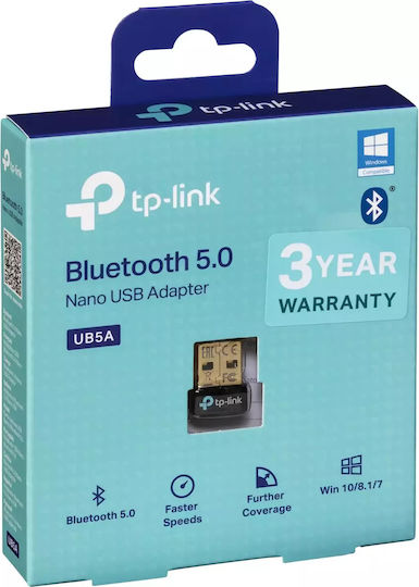 TP-LINK UB5A v1 USB Bluetooth 5.0 Adapter with Range 10m