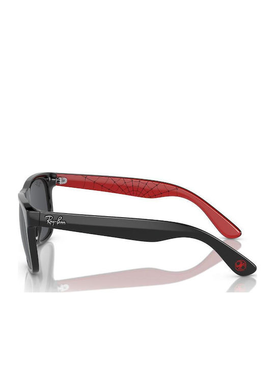 Ray Ban Unzerbrechliche Quadratische Kinder-Sonnenbrillen mit Polarisiertem Spiderman Spiegel für 7-11 Jahre