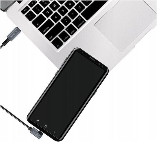LogiLink USB 2.0 Cable USB-C male - USB-C 100W PD Μαύρο 2m CU0183