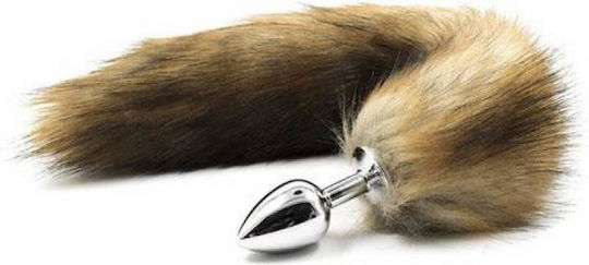Toyz4lovers Long Fox Tail Anal Plug Πρωκτική Σφήνα Κίτρινη